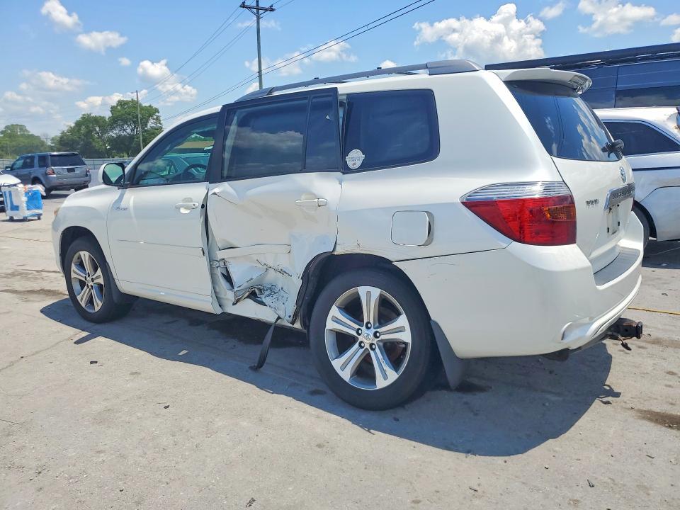2009 Toyota Highlander VIN JTEES43A792142970 COPART salvage auction — SIDE, Tn - Salvage Certificate, sold $1,750 on 2026-07-20 (photo 2)