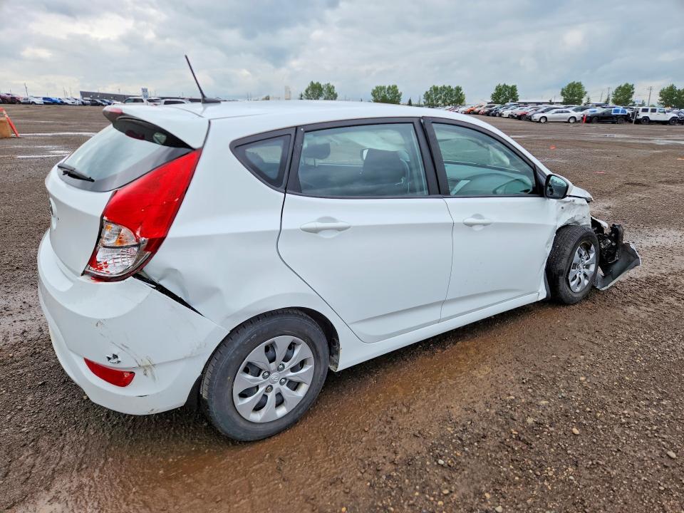 2016 Hyundai Accent VIN KMHCT5AE1GU292400 COPART salvage auction — FRONT END, AB - BOS - SALVAGE, sold $425 on 2026-07-28 (photo 3)