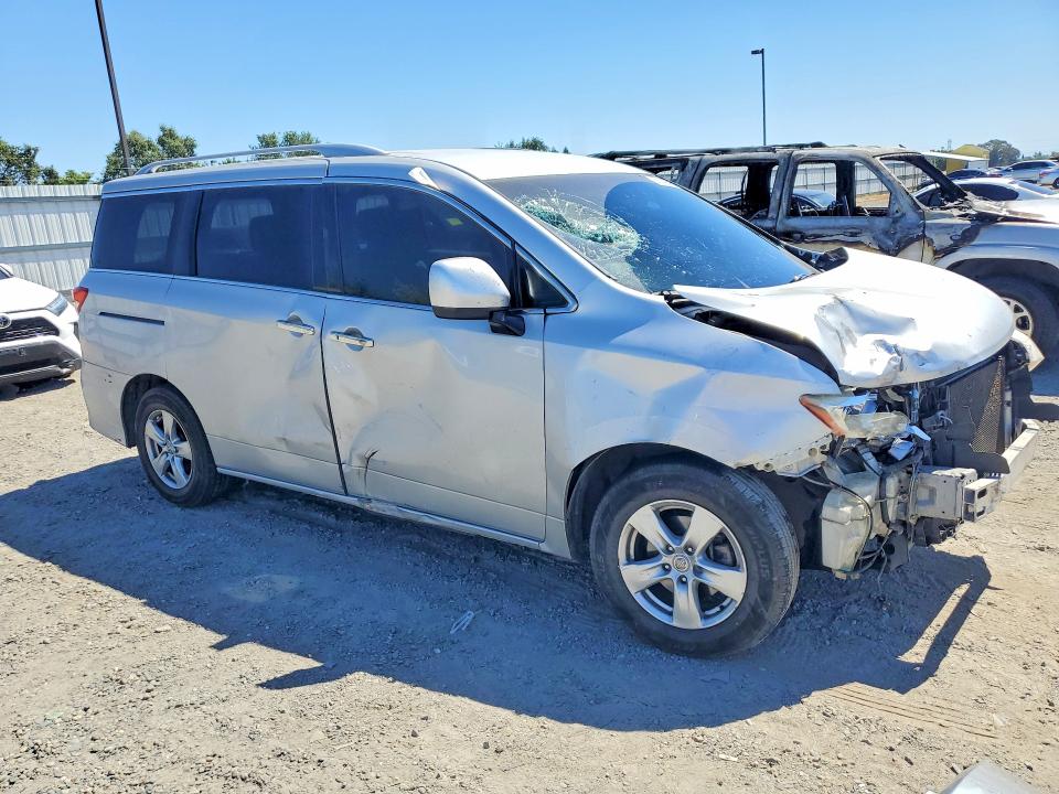 2016 Nissan Quest VIN JN8AE2KP4G9153079 COPART salvage auction — FRONT END, Ca - Salvage Certificate, sold $100 on 2026-07-09 (photo 4)