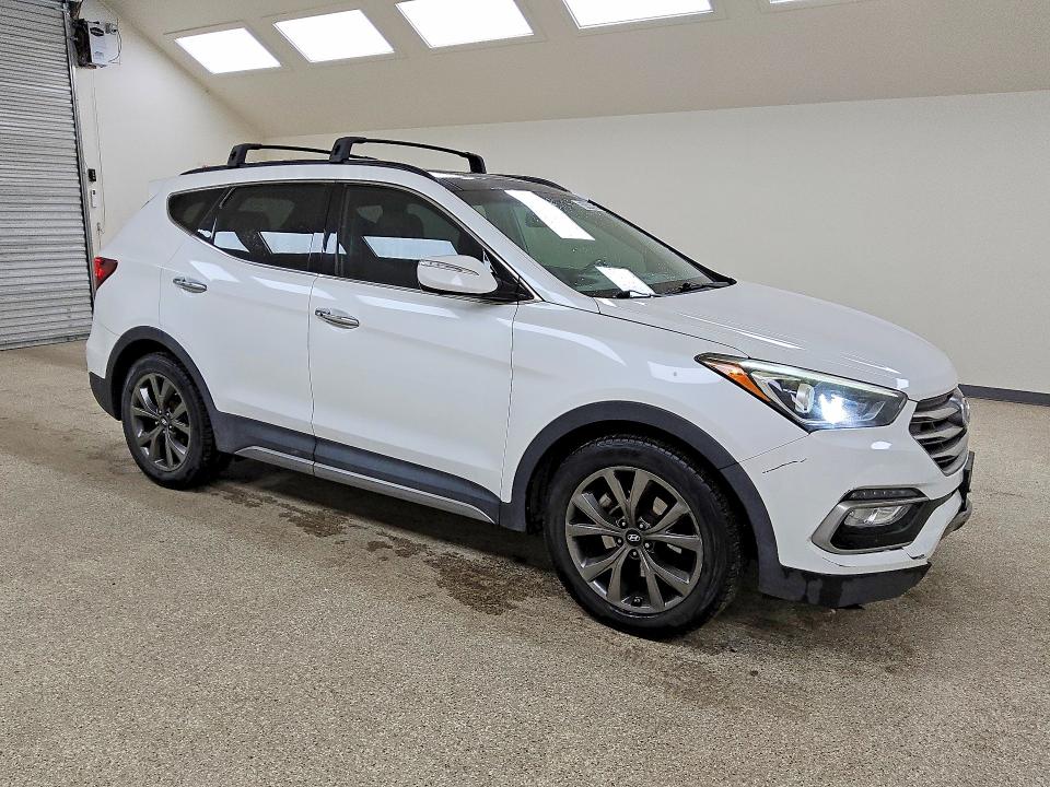 2017 Hyundai Santa fe VIN 5XYZWDLAXHG483066 COPART salvage auction — FRONT END, Co - Certificate Of Title, sold $6,600 on 2026-07-28 (photo 4)