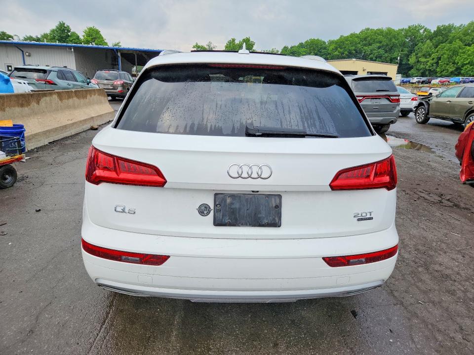 2018 Audi Q5 VIN WA1ANAFY7J2009142 COPART salvage auction — FRONT END, Ny - Mv-907A Salvage Certificate, sold $350 on 2026-07-23 (photo 6)