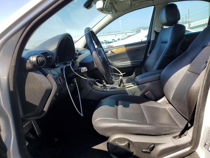 2007 Mercedes-benz C class VIN WDBRF52H17F854149 COPART salvage auction — MECHANICAL, Ca - Dis/Dlr/Exp Only Clean Title, sold $375 on 2026-07-08 (photo 7)