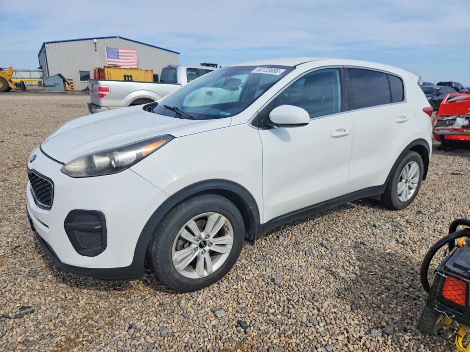 2017 Kia Sportage VIN KNDPM3ACXH7068953 COPART salvage auction — FRONT END, Ok - Certificate Of Title, sold $3,650 on 2026-07-07 (photo 1)