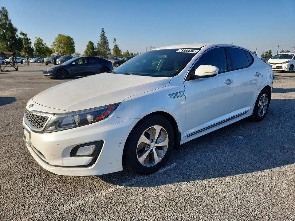 2014 Kia VIN KNAGM4AD6E5067754 COPART salvage auction — REAR END, Ca - Salvage Certificate, sold $1,050 on 2026-07-02 (photo 1)