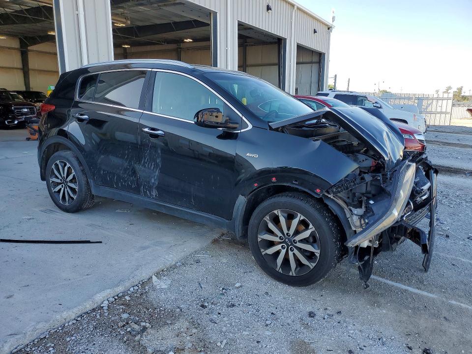 2017 Kia Sportage VIN KNDPNCACXH7069324 COPART salvage auction — FRONT END, Ne - Cert Of Title-Salvage, sold $1,750 on 2026-07-28 (photo 4)