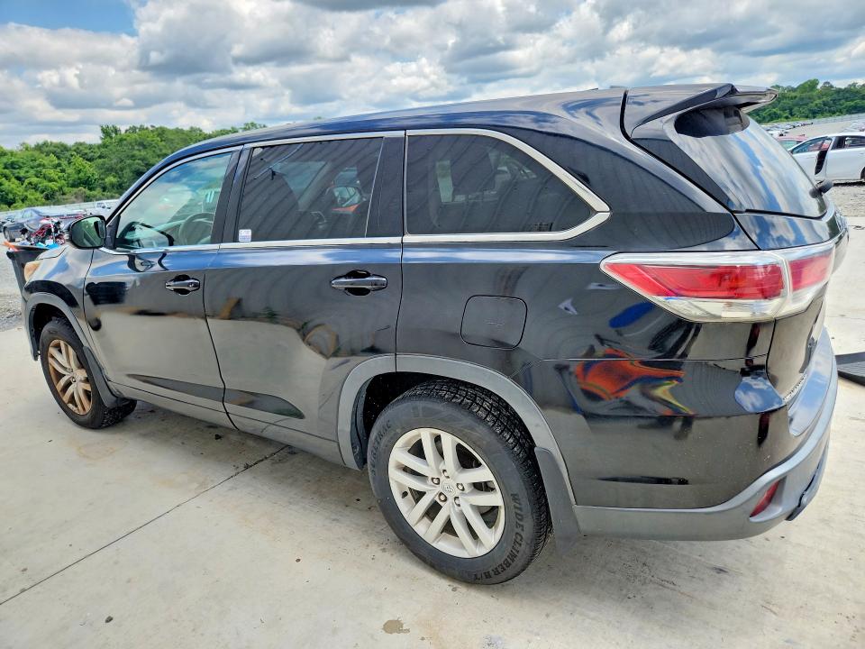 2015 Toyota VIN 5TDBKRFH4FS074256 COPART salvage auction — UNDERCARRIAGE, Ga - Cert Of Title-Salvage, sold $4,150 on 2026-07-23 (photo 2)