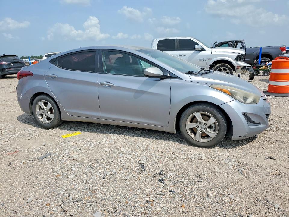 2015 Hyundai Elantra VIN 5NPDH4AE0FH624095 COPART salvage auction — FRONT END, Tx - Certificate Of Title, sold $725 on 2026-07-09 (photo 4)