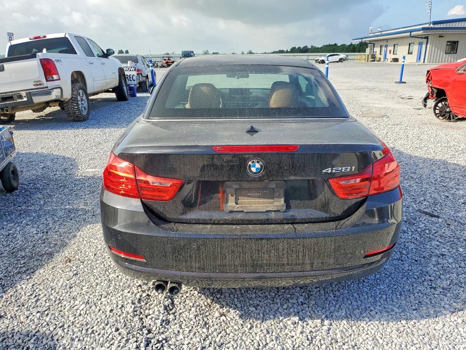 2016 BMW 4er VIN WBA3V7C57G5A25070 COPART salvage auction — WATER/FLOOD, LA - CERT OF TITLE-SALVAGE FLOOD, sold $2,550 on 2026-07-27 (photo 6)