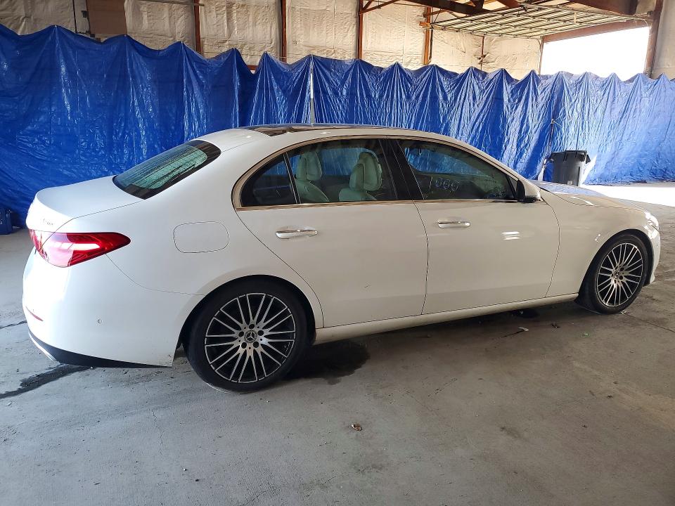 2022 Mercedes-benz C-klasse VIN W1KAF4HB7NR015376 COPART salvage auction — WATER/FLOOD, Ky - Cert Of Title-Salvage Water, sold $7,100 on 2026-07-27 (photo 3)