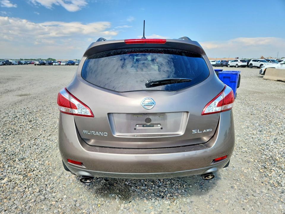 2012 Nissan Murano VIN JN8AZ1MW3CW205171 COPART salvage auction — FRONT END, CO - PUBLIC - SALVAGE TITLE (P), sold $1,550 on 2026-07-02 (photo 6)