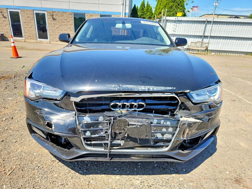 2015 Audi A5 VIN WAUMFAFRXFA030764 COPART salvage auction — FRONT END, Ct - Cert Of Title-Salvage, sold $600 on 2026-07-28 (photo 5)