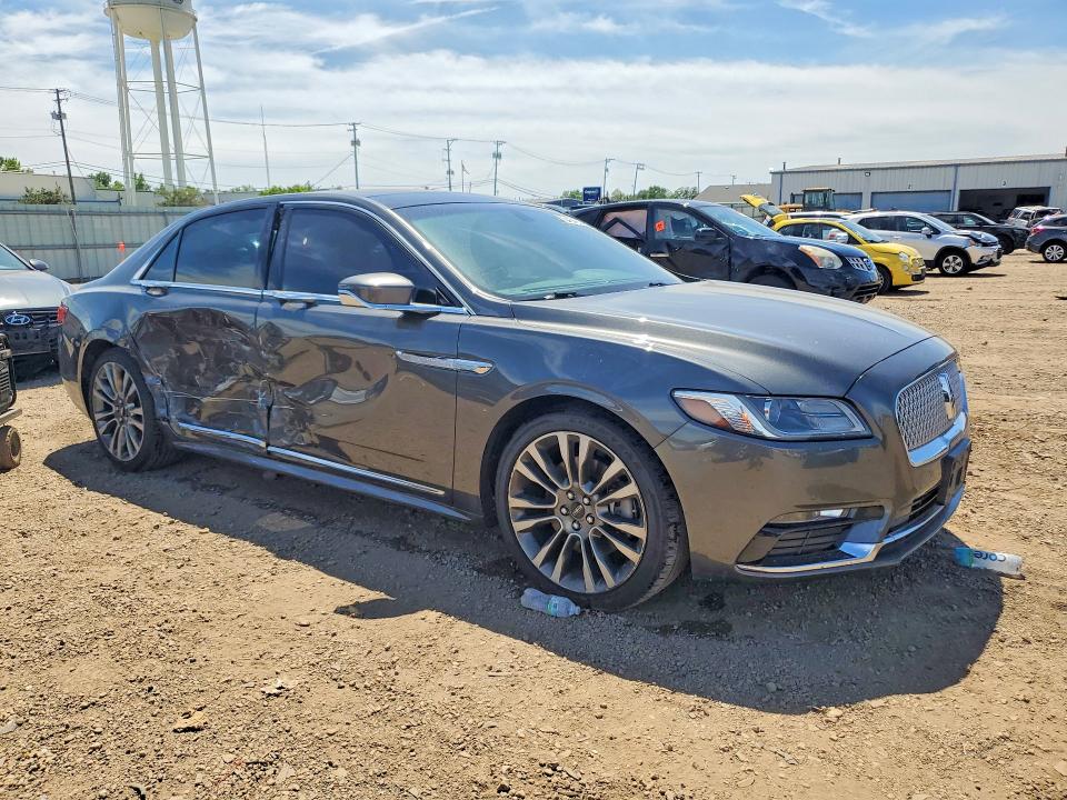 2017 Lincoln Continental VIN 1LN6L9TP3H5605137 COPART salvage auction — SIDE, Il - Salvage Certificate, sold $7,200 on 2026-07-03 (photo 4)