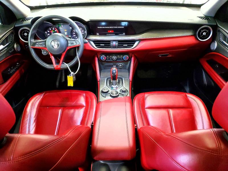 2018 Alfa romeo Stelvio VIN ZASFAKBN0J7B93276 COPART salvage auction — MINOR DENT/SCRATCHES, Wv - Certificate Of Title (P), sold $5,900 on 2026-07-16 (photo 8)