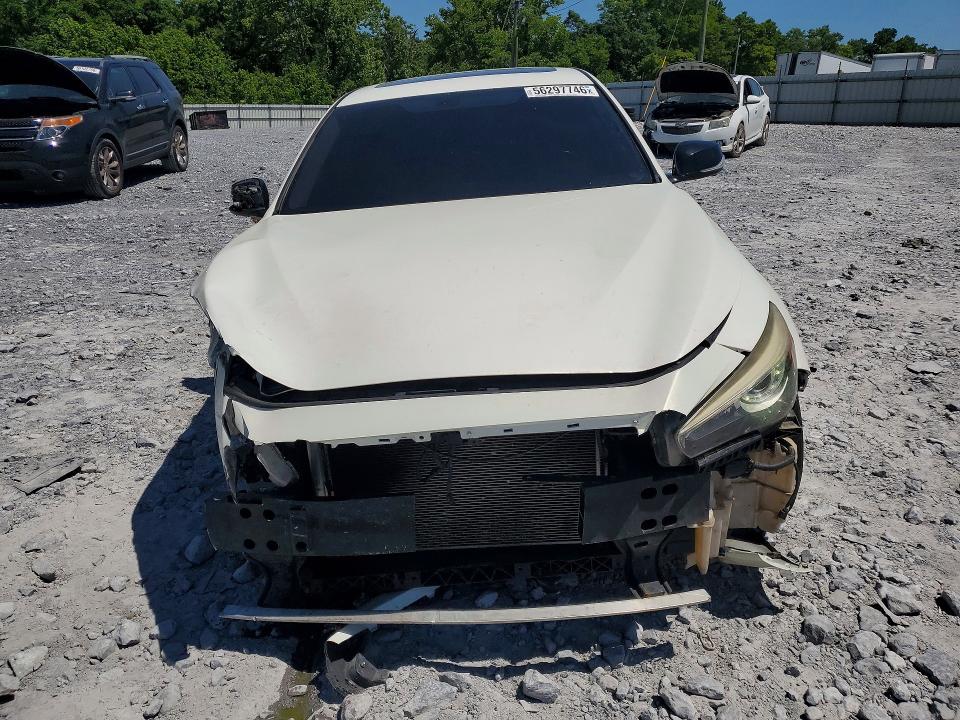 2014 Infiniti Q50 VIN JN1BV7AR6EM706859 COPART salvage auction — ROLLOVER, Ga - Cert Of Title-Salvage, sold $1,100 on 2026-07-16 (photo 5)