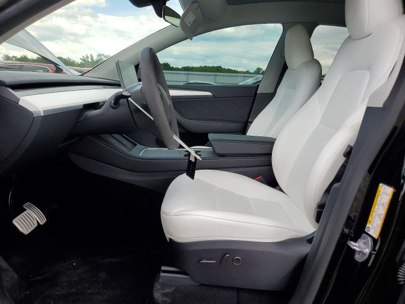 2025 Tesla Model y VIN 7SAYGDEF3SA343294 COPART salvage auction — FRONT END, Va - Cert Of Title - Salvage, sold $21,300 on 2026-07-22 (photo 7)