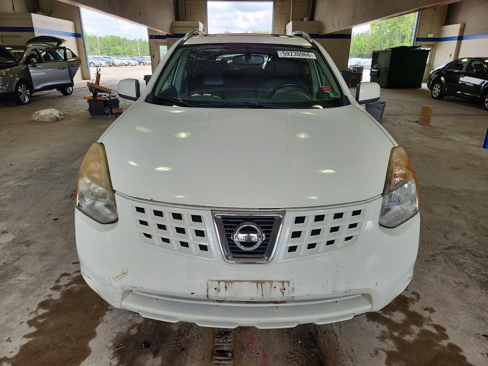 2008 Nissan Rogue sport VIN JN8AS58V38W131688 COPART salvage auction — REAR END, VA - CERT OF TITLE - SALVAGE, sold $275 on 2026-07-31 (photo 5)