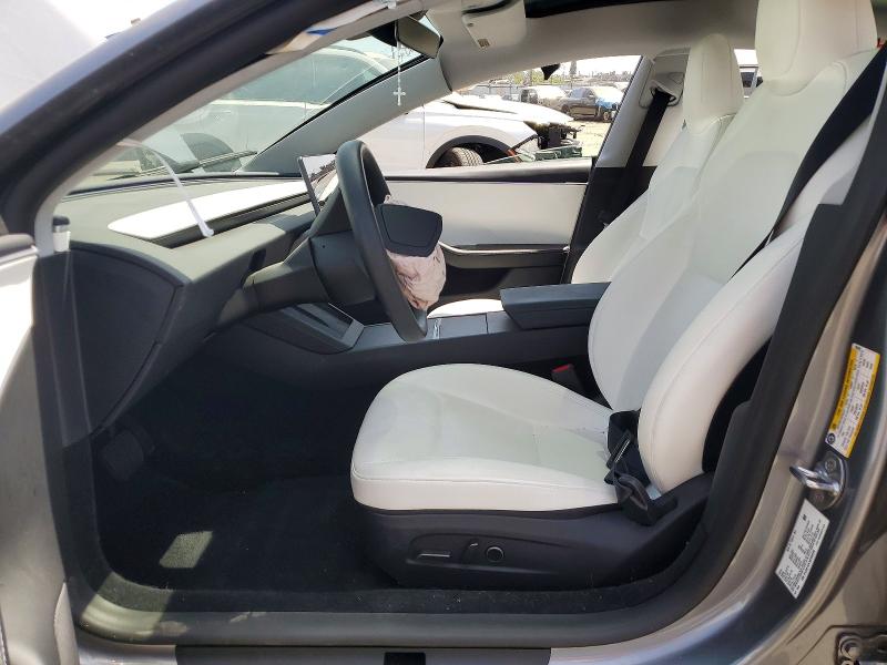 2025 Tesla Model 3 VIN 5YJ3E1EA7SF062599 COPART salvage auction — FRONT END, Ca - Salvage Certificate, sold $11,700 on 2026-07-30 (photo 7)