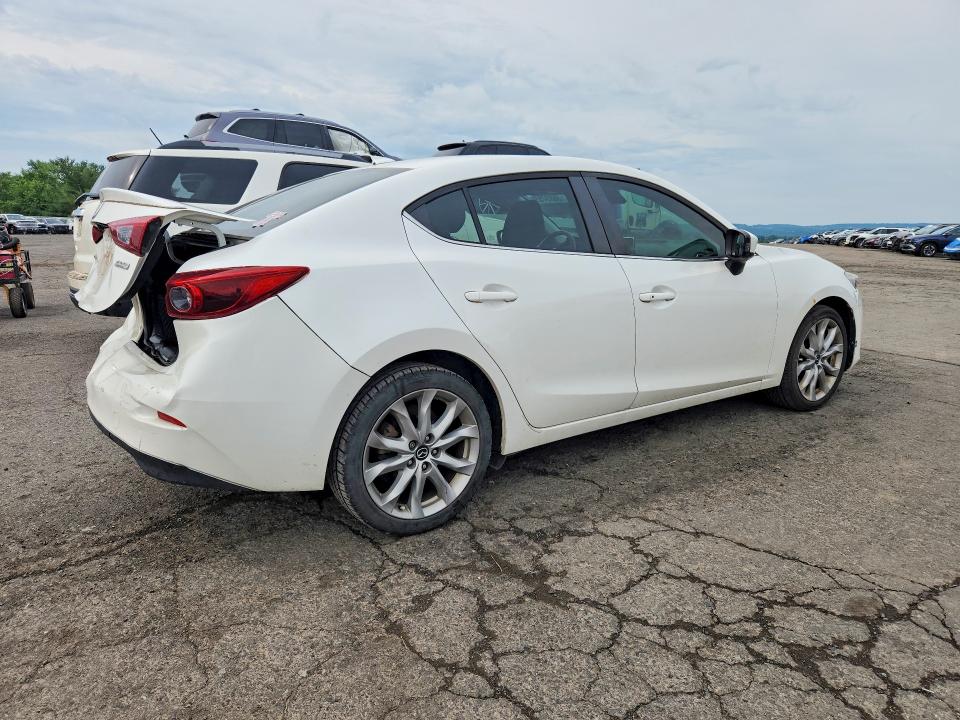 2014 Mazda 3 VIN JM1BM1W36E1183183 COPART salvage auction — REAR END, Salvage Title, sold $1,850 on 2026-07-14 (photo 3)