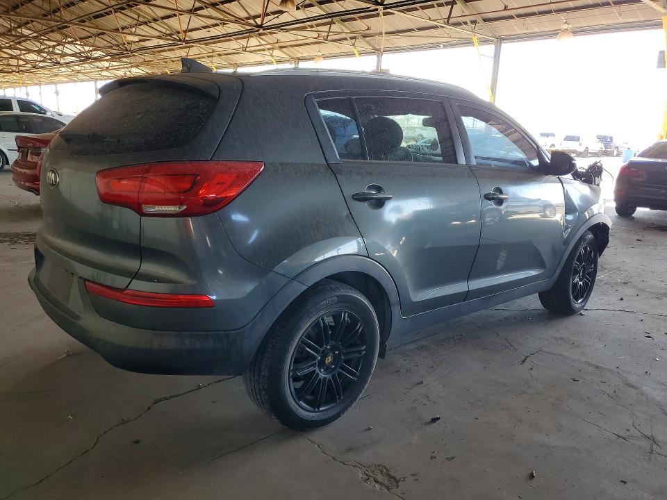 2015 Kia Sportage VIN KNDPB3AC9F7754114 COPART salvage auction — FRONT END, Az - Cert Of Title - Salvage, sold $925 on 2026-07-13 (photo 2)