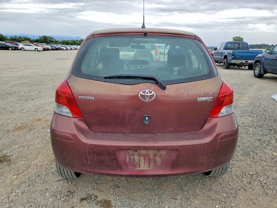 2010 Toyota Yaris VIN JTDKT4K39A5294498 COPART salvage auction — FRONT END, Ca - Acq Bos - Post Sale - Salvage, sold $525 on 2026-07-10 (photo 6)