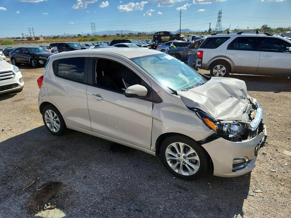 2021 Chevrolet Spark VIN KL8CD6SA0MC746813 COPART salvage auction — FRONT END, AZ - CERT OF TITLE - SALVAGE, sold $325 on 2026-07-24 (photo 4)