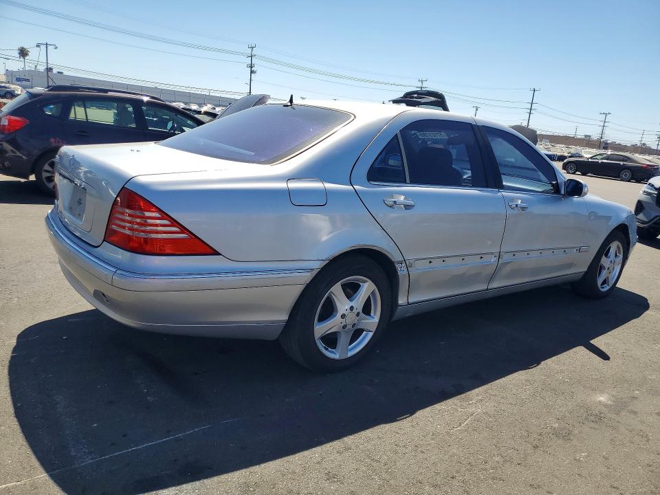 2004 Mercedes-benz S class VIN WDBNG70J34A409871 COPART salvage auction — SIDE, Ca - Dis/Dlr/Exp Only Clean Title, sold $450 on 2026-07-06 (photo 3)