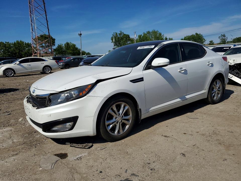 2013 Kia Optima VIN 5XXGN4A79DG180800 COPART salvage auction — FRONT END, In - Cert Of Title-Salvage Title, sold $550 on 2026-07-27 (photo 1)