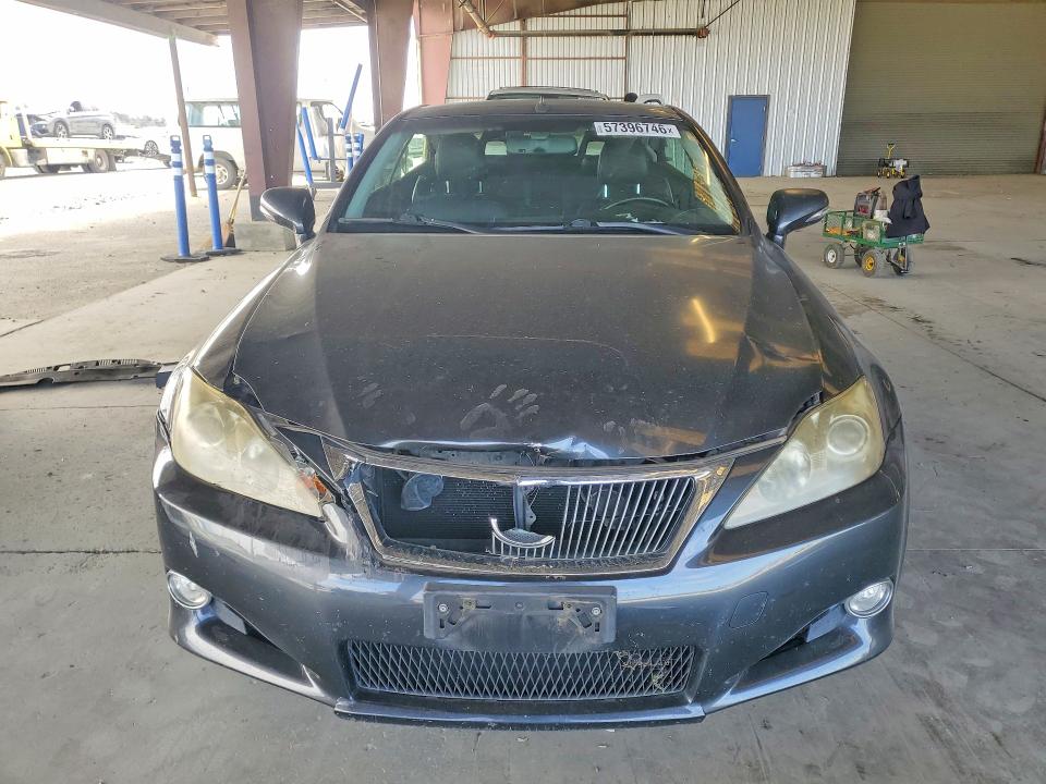 2010 Lexus Is 250 VIN JTHFF2C27A2507323 COPART salvage auction — FRONT END, Ca - Salvage Certificate, sold $550 on 2026-07-09 (photo 5)