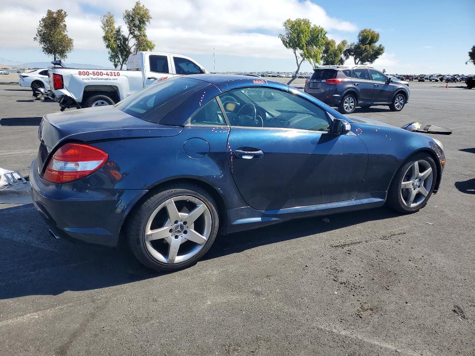 2005 Mercedes-benz Slk-class VIN WDBWK56F05F056455 COPART salvage auction — REAR END, Ca - Salvage Certificate, sold $500 on 2026-07-27 (photo 3)