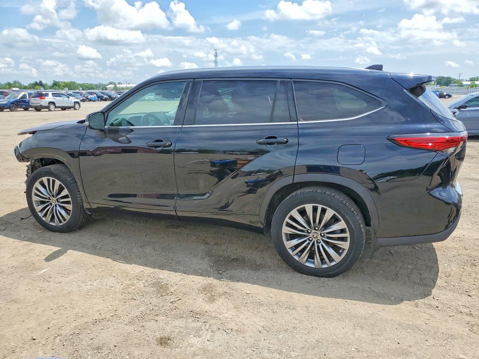 2022 Toyota Highlander VIN 5TDFZRBH7NS205665 COPART salvage auction — FRONT END, On - Permit Salvage, sold $25,000 on 2026-07-09 (photo 2)
