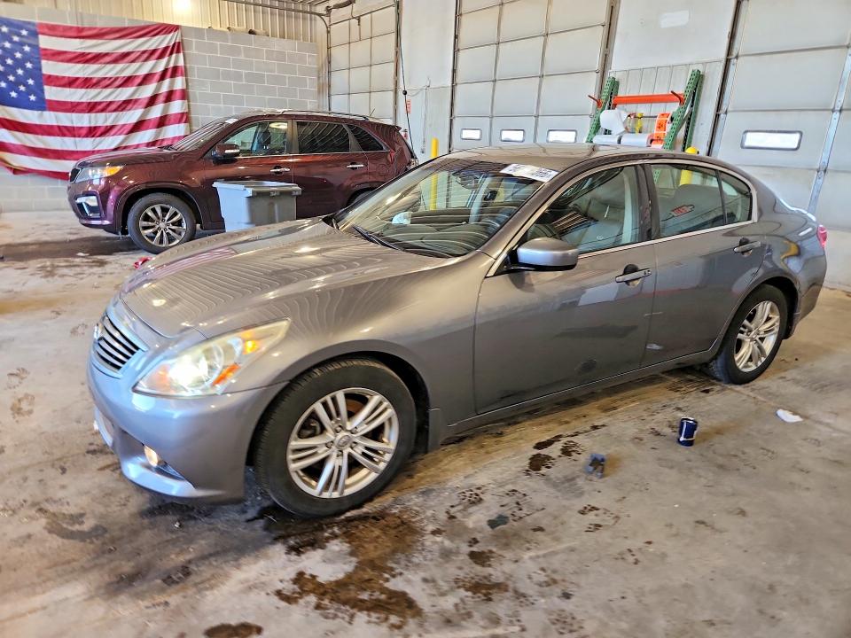 2013 Infiniti G VIN JN1CV6AR7DM357160 COPART salvage auction — UNDERCARRIAGE, MO - SALVAGE CERTIFICATE OF TITLE, sold $350 on 2026-07-28 (photo 1)