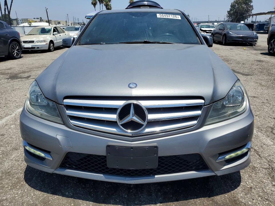 2012 Mercedes-benz C-klasse VIN WDDGF4HB1CR216486 COPART salvage auction — SIDE, Ca - Salvage Certificate, sold $750 on 2026-07-21 (photo 5)