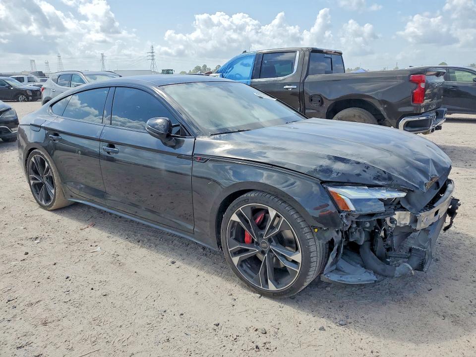 2024 Audi Rs5 VIN WAUC4CF52RA070917 COPART salvage auction — FRONT END, Tx - Salvage Vehicle Title, sold $8,200 on 2026-08-21 (photo 4)