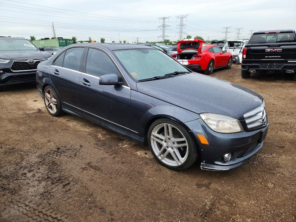 2010 Mercedes-benz C class VIN WDDGF8BB6AR127199 COPART salvage auction — FRONT END, Il - Certificate Of Title, sold $425 on 2026-07-07 (photo 4)