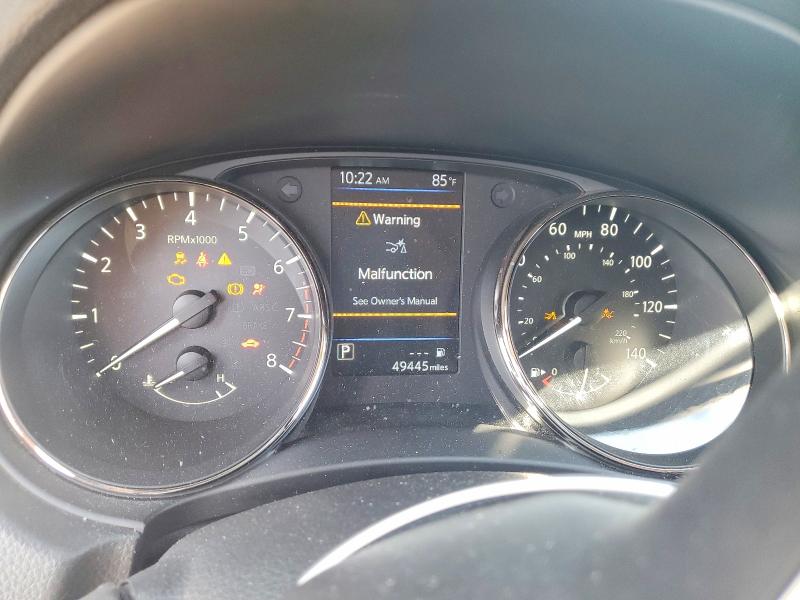 2019 Nissan Rogue VIN JN8AT2MV7KW379063 COPART salvage auction — FRONT END, Nj - Cert Of Title-Salvage, sold $3,750 on 2026-07-17 (photo 9)