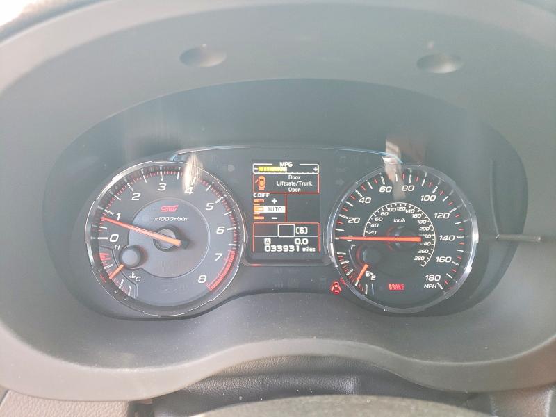 2020 Subaru Wrx VIN JF1VA2S68L9813575 COPART salvage auction — FRONT END, CT - CERT OF TITLE-SALVAGE, sold $17,300 on 2026-07-07 (photo 9)