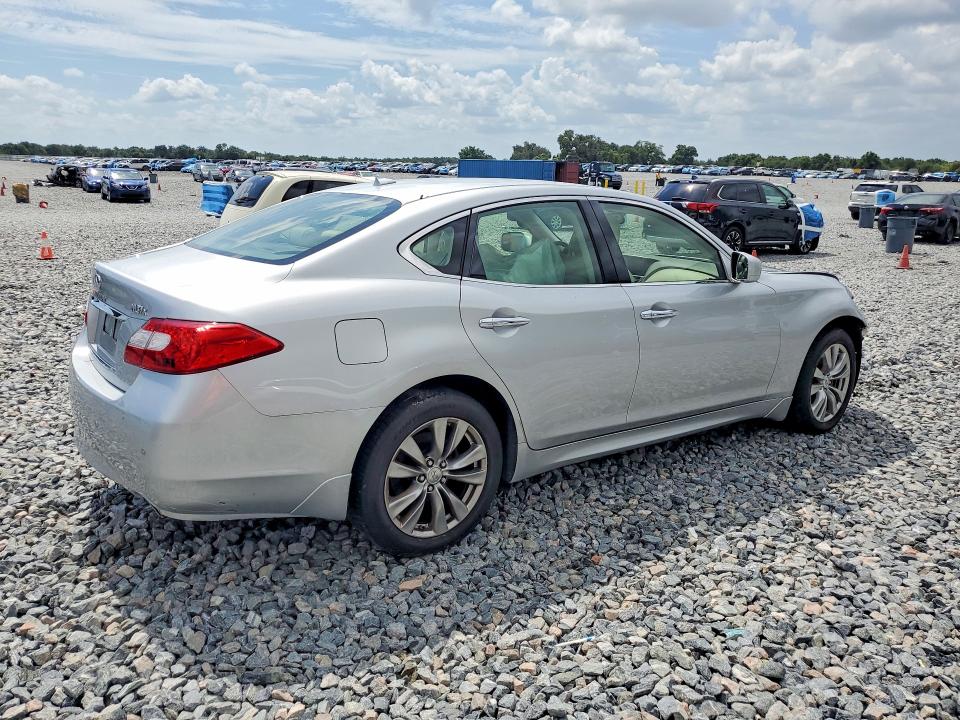 2013 Infiniti M VIN JN1BY1AR9DM601574 COPART salvage auction — FRONT END, Fl - Cert Of Title Slvg Rebuildable, sold $225 on 2026-07-21 (photo 3)
