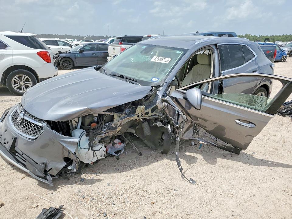 2022 Buick Envision VIN LRBFZSR42ND021190 COPART salvage auction — FRONT END, Tx - Salvage Vehicle Title, sold $800 on 2026-07-10 (photo 1)