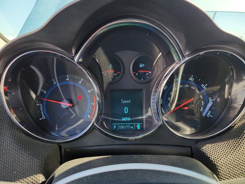 2012 Chevrolet Cruze VIN 1G1PH5SC3C7228588 COPART salvage auction — FRONT END, Ca - Salvage Certificate, sold $1,100 on 2026-07-02 (photo 9)