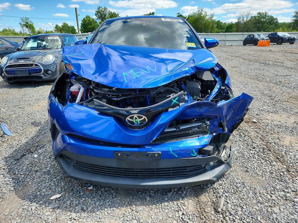 2019 Toyota C-hr VIN NMTKHMBXXKR084345 COPART salvage auction — FRONT END, Nj - Cert Of Title-Salvage, sold $4,050 on 2026-07-21 (photo 5)