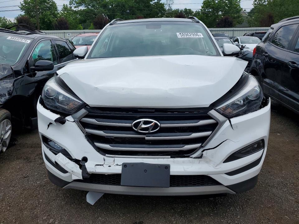 2018 Hyundai Tucson VIN KM8J3CA23JU665882 COPART salvage auction — FRONT END, CT - CERT OF TITLE-SALVAGE, sold $2,250 on 2026-07-24 (photo 5)