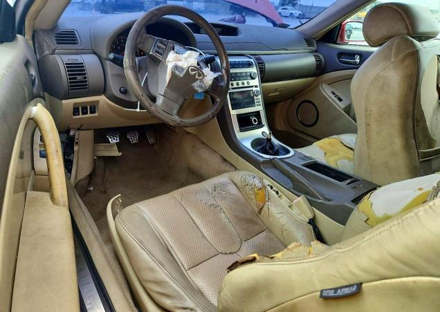 2005 Infiniti G VIN JNKCV54E05M412029 COPART salvage auction — FRONT END, Fl - Cert Of Title Slvg Rebuildable, sold $675 on 2026-07-02 (photo 8)