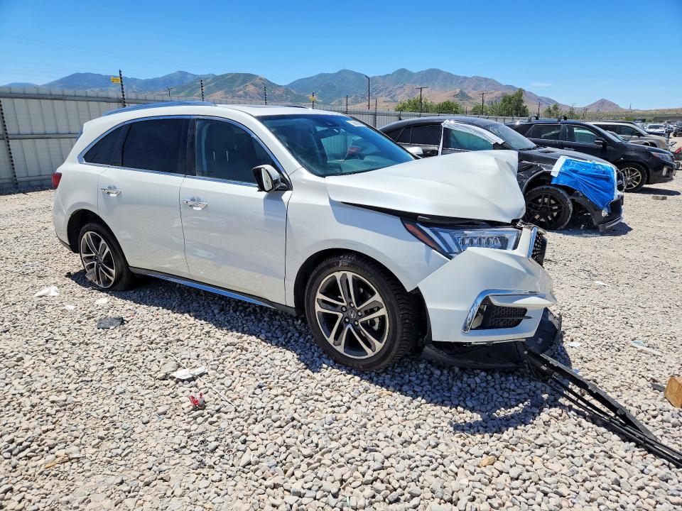 2018 Acura VIN 5J8YD4H98JL025215 COPART salvage auction — FRONT END, Ut - Salvage Certificate, sold $4,000 on 2026-07-31 (photo 4)