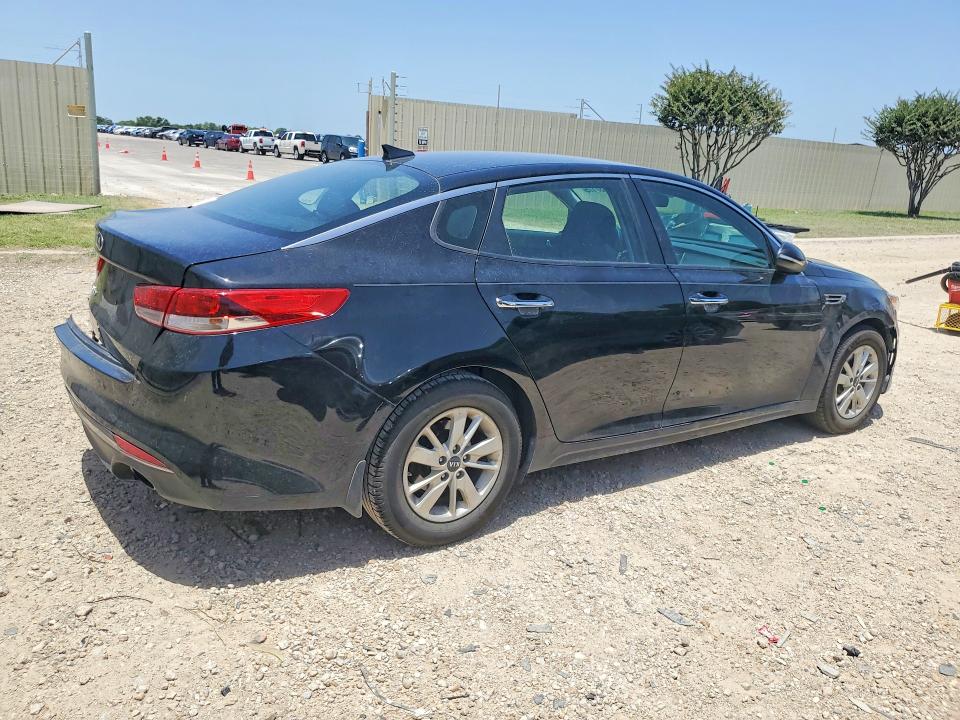 2016 Kia Optima VIN KNAGT4L33G5117424 COPART salvage auction — REAR END, TX - SALVAGE VEHICLE TITLE (P), sold $725 on 2026-07-16 (photo 3)