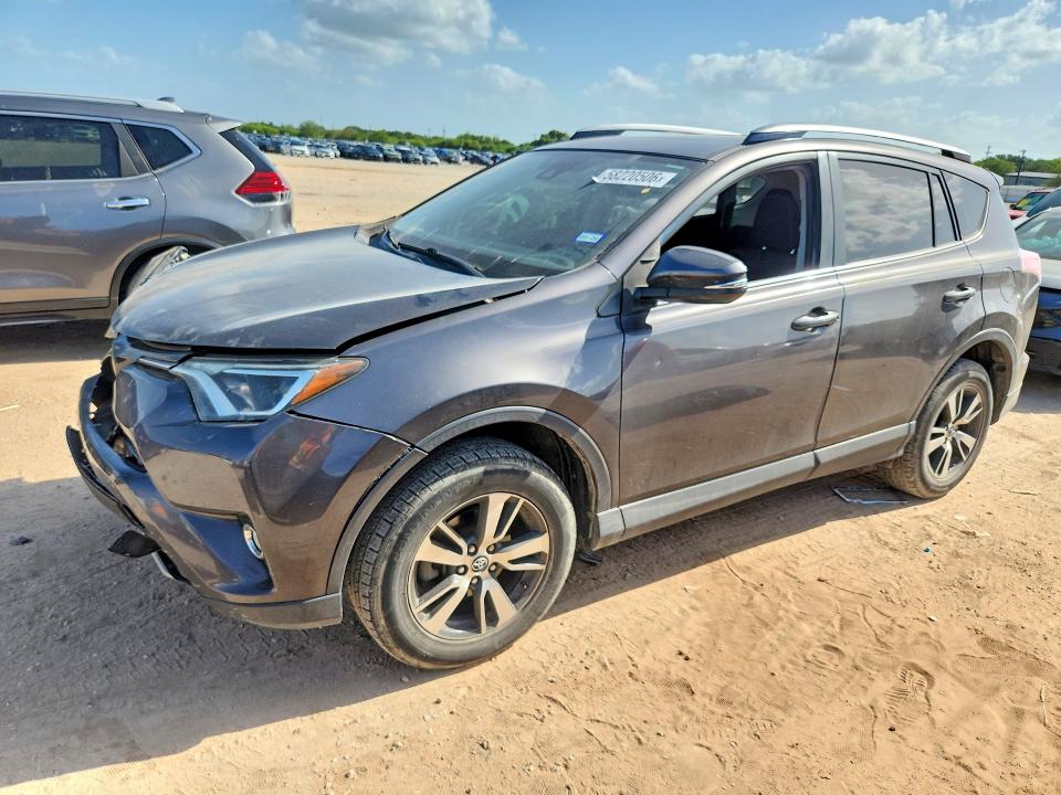 2018 Toyota Rav 4 VIN JTMWFREV0JJ162112 COPART salvage auction — FRONT END, Tx - Salvage Vehicle Title, sold $5,900 on 2026-07-02 (photo 1)