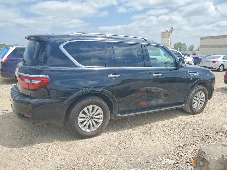 2021 Nissan Armada VIN JN8AY2AC2M9147654 COPART salvage auction — MECHANICAL, Salvage Title, sold $13,200 on 2026-07-28 (photo 3)