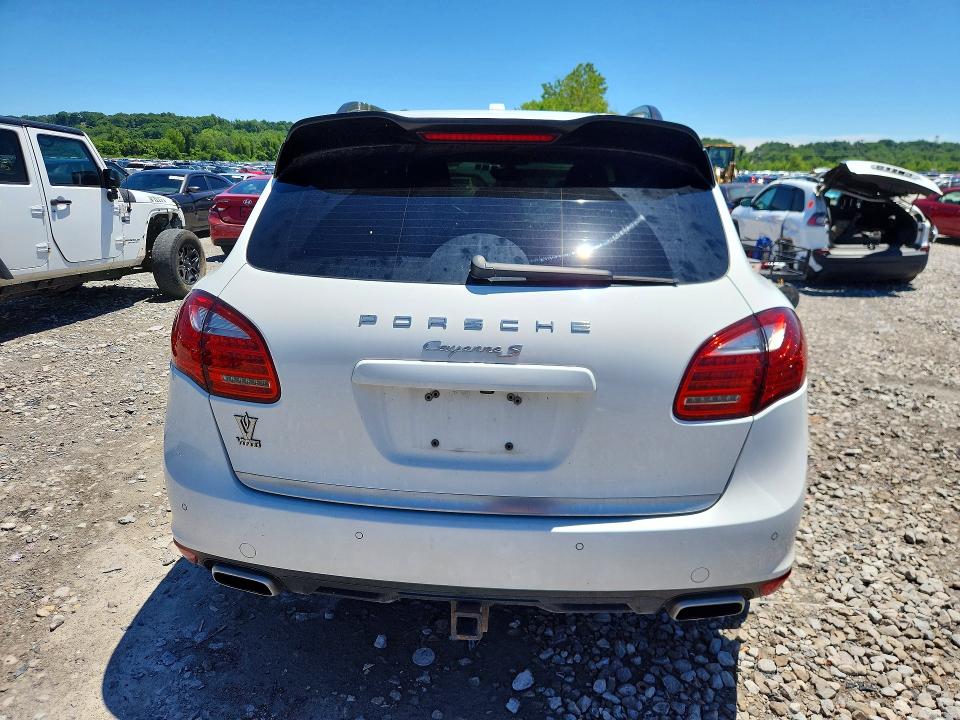 2012 Porsche Cayenne VIN WP1AB2A22CLA49955 COPART salvage auction — FRONT END, Il - Salvage Certificate, sold $1,900 on 2026-07-15 (photo 6)