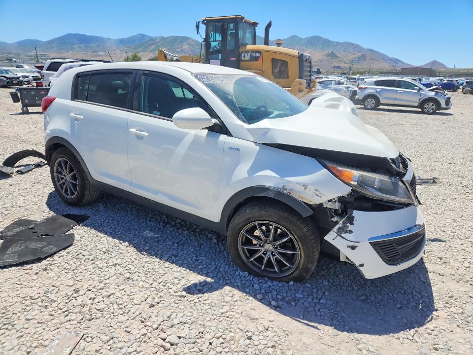 2016 Kia Sportage VIN KNDPBCAC7G7870154 COPART salvage auction — FRONT END, Ut - Salvage Certificate, sold $150 on 2026-07-10 (photo 4)