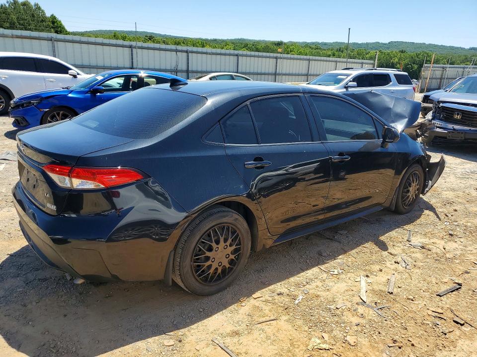 2020 Toyota Corolla VIN JTDEPRAEXLJ054811 COPART salvage auction — FRONT END, Va - Cert Of Title - Salvage, sold $2,000 on 2026-07-10 (photo 3)