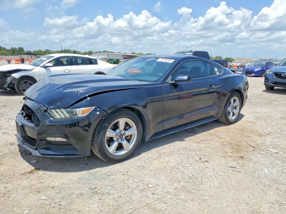 2016 Ford Mustang VIN 1FA6P8AM1G5302860 COPART salvage auction — FRONT END, TX - SALVAGE VEHICLE TITLE (P), sold $3,900 on 2026-07-09 (photo 1)